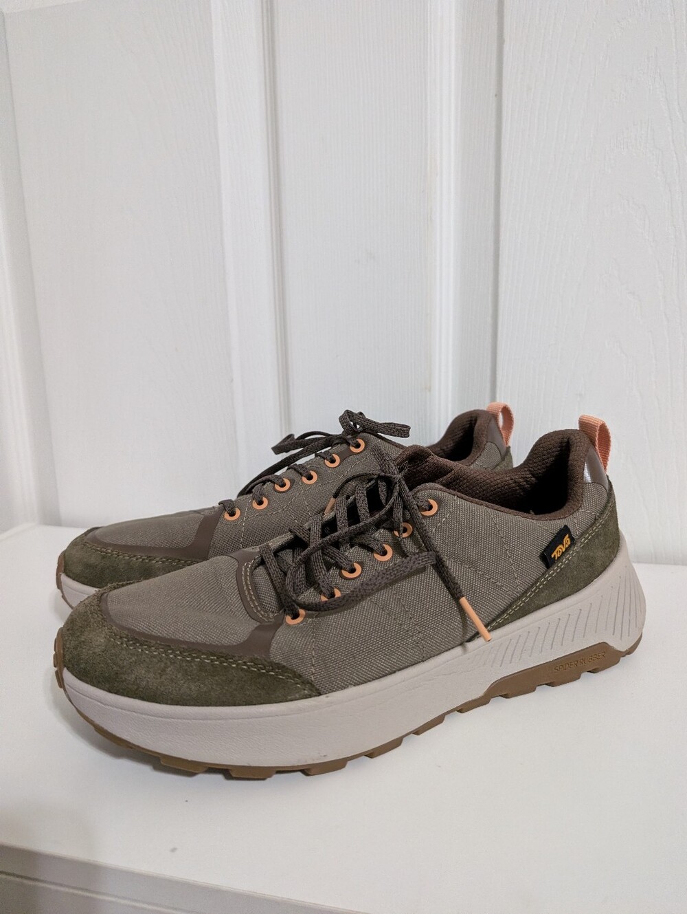 Teva Womens Shoes Ellwood Green Sneakers Active 1155271  Walking Size 9